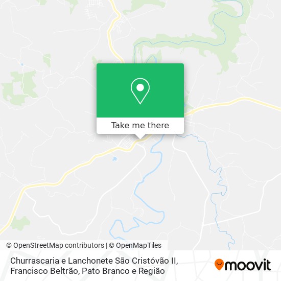 Churrascaria e Lanchonete São Cristóvão II map