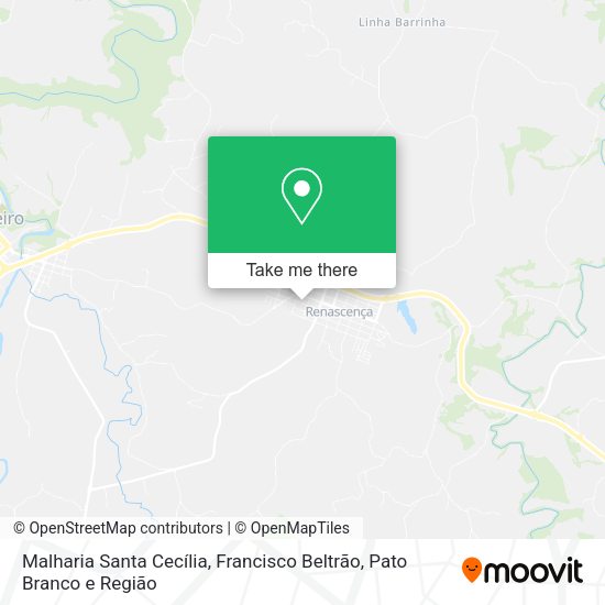 Malharia Santa Cecília map