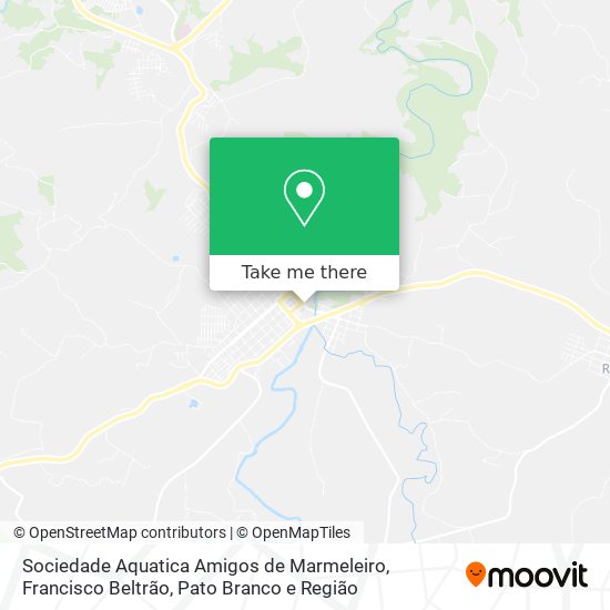Sociedade Aquatica Amigos de Marmeleiro map