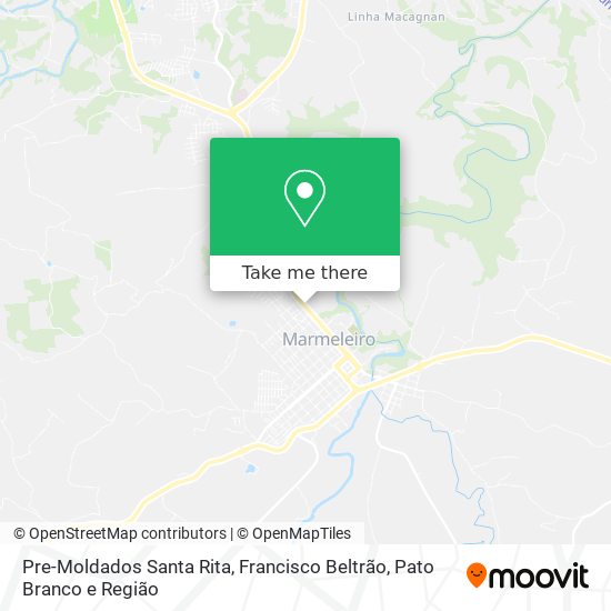 Pre-Moldados Santa Rita map