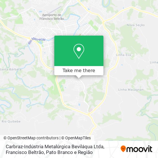 Carbraz-Indústria Metalúrgica Beviláqua Ltda map