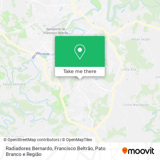 Radiadores Bernardo map
