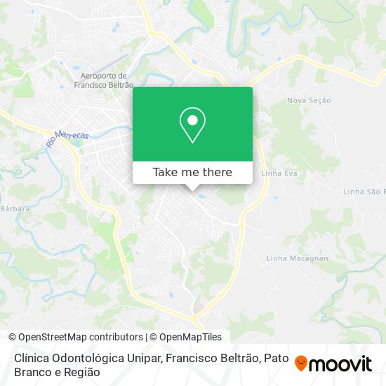 Clínica Odontológica Unipar map