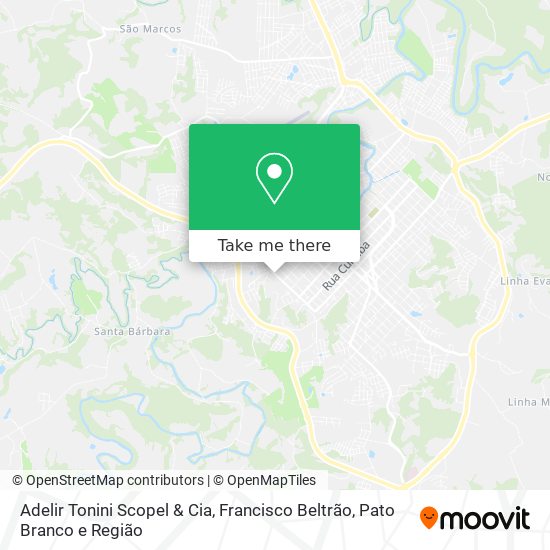 Adelir Tonini Scopel & Cia map