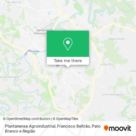 Plantanense Agroindustrial map