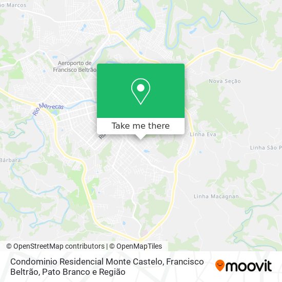 Condominio Residencial Monte Castelo map