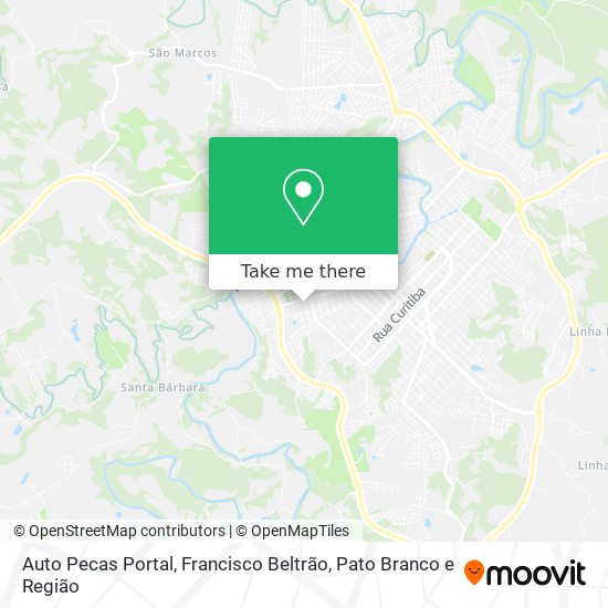 Auto Pecas Portal map