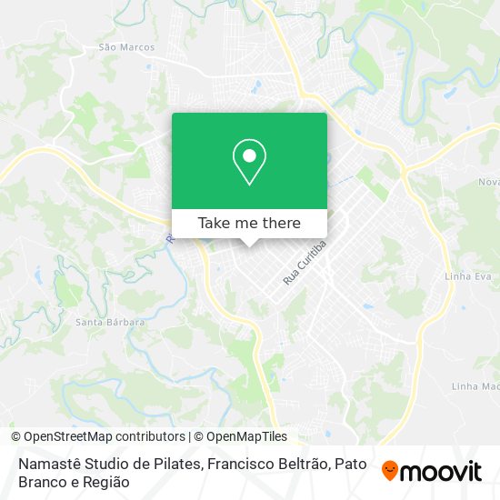 Namastê Studio de Pilates map