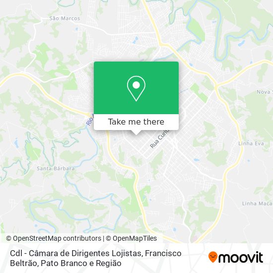 Cdl - Câmara de Dirigentes Lojistas map