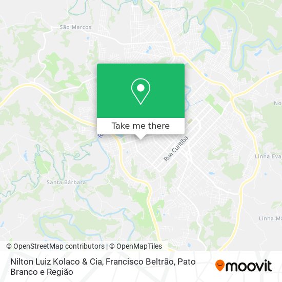 Nilton Luiz Kolaco & Cia map