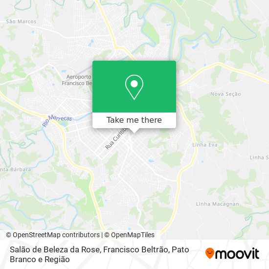 Salão de Beleza da Rose map
