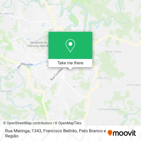 Rua Maringa, 1343 map