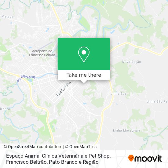 Espaço Animal Clínica Veterinária e Pet Shop map