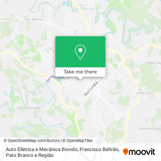Auto Elétrica e Mecânica Biondo map