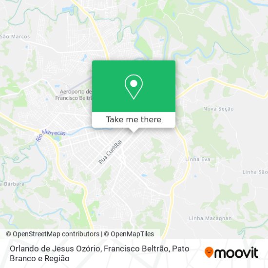 Orlando de Jesus Ozório map