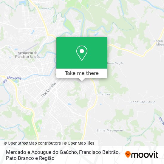 Mercado e Açougue do Gaúcho map
