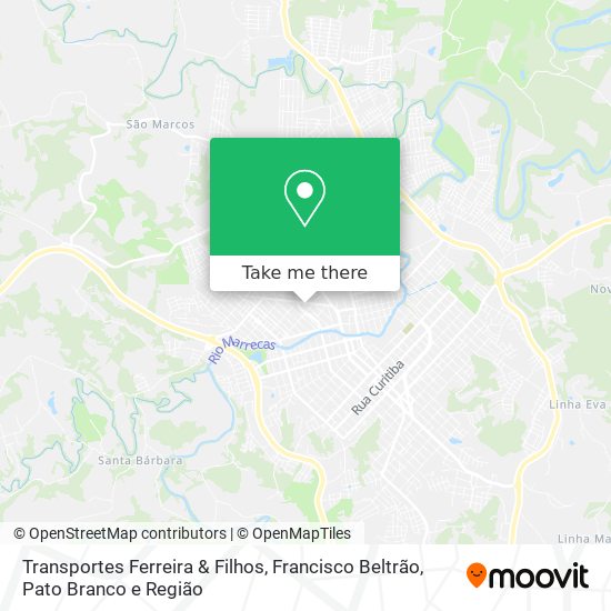 Mapa Transportes Ferreira & Filhos