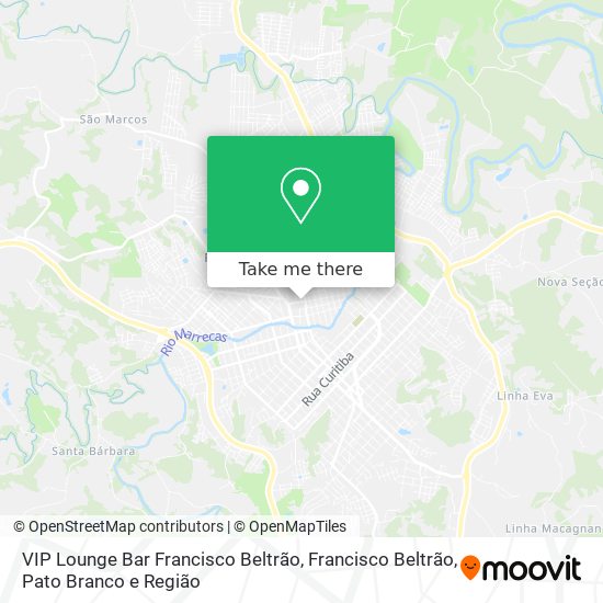 VIP Lounge Bar Francisco Beltrão map