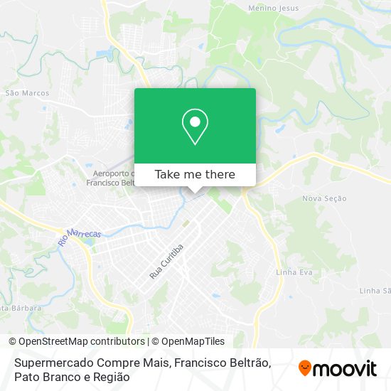 Mapa Supermercado Compre Mais