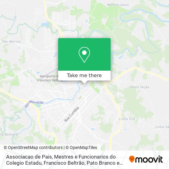Associacao de Pais, Mestres e Funcionarios do Colegio Estadu map