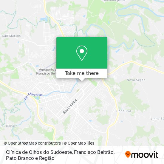 Clínica de Olhos do Sudoeste map