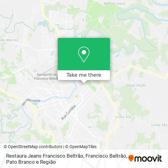 Restaura Jeans Francisco Beltrão map