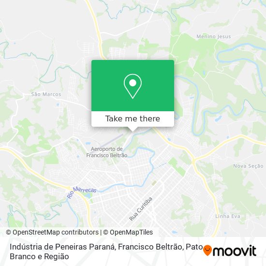 Indústria de Peneiras Paraná map