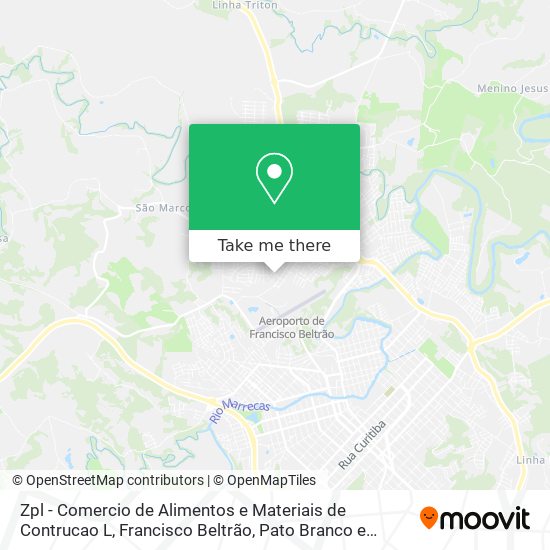 Zpl - Comercio de Alimentos e Materiais de Contrucao L map