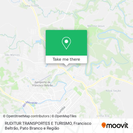 RUDITUR TRANSPORTES E TURISMO map
