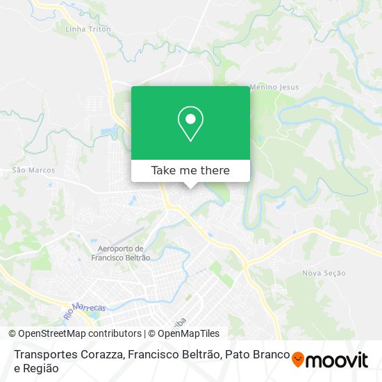 Transportes Corazza map