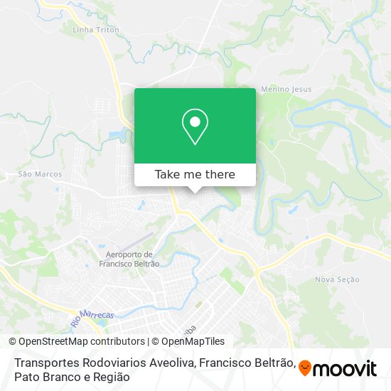 Transportes Rodoviarios Aveoliva map