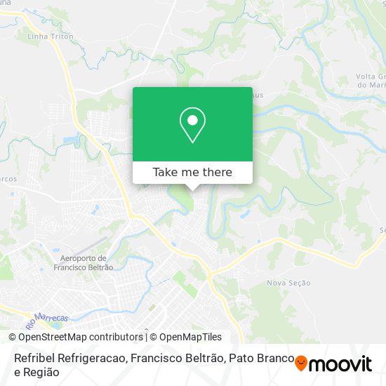 Refribel Refrigeracao map