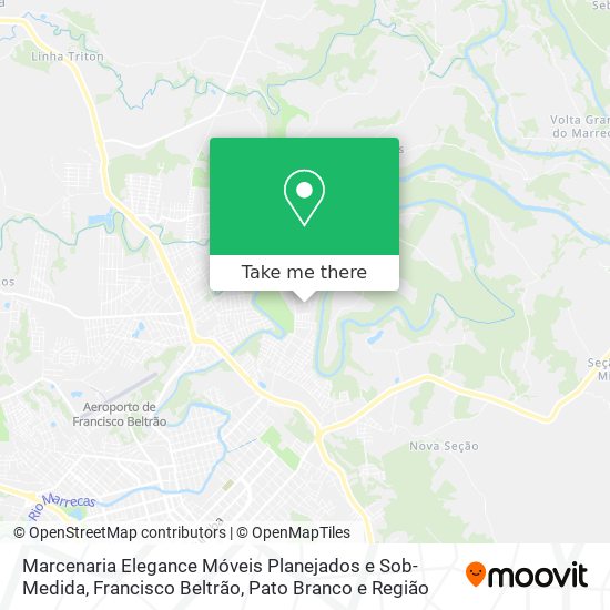 Marcenaria Elegance Móveis Planejados e Sob-Medida map