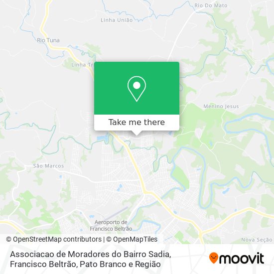 Associacao de Moradores do Bairro Sadia map