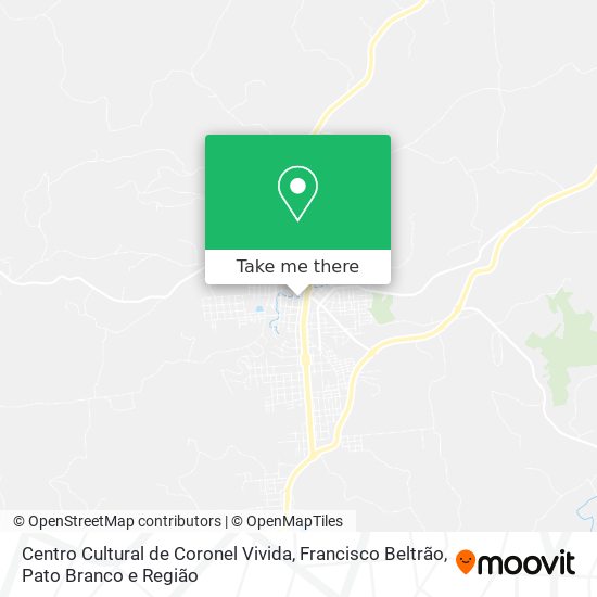 Centro Cultural de Coronel Vivida map