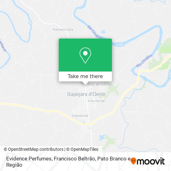 Evidence Perfumes map