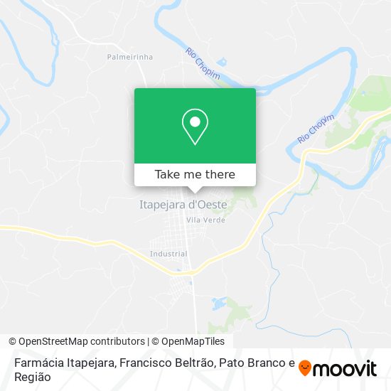 Farmácia Itapejara map