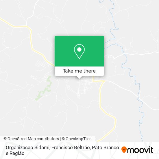 Organizacao Sidami map