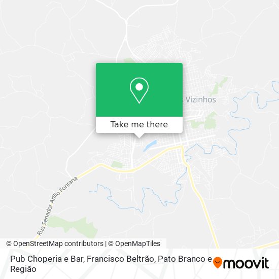 Pub Choperia e Bar map