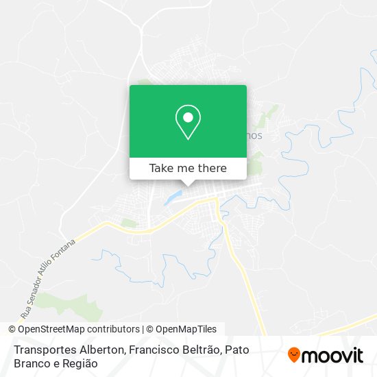 Transportes Alberton map