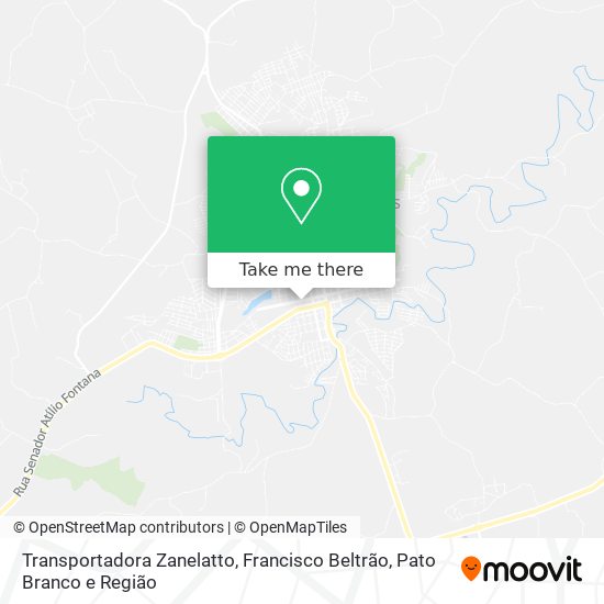 Transportadora Zanelatto map