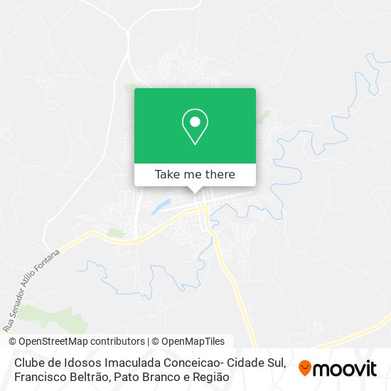 Mapa Clube de Idosos Imaculada Conceicao- Cidade Sul