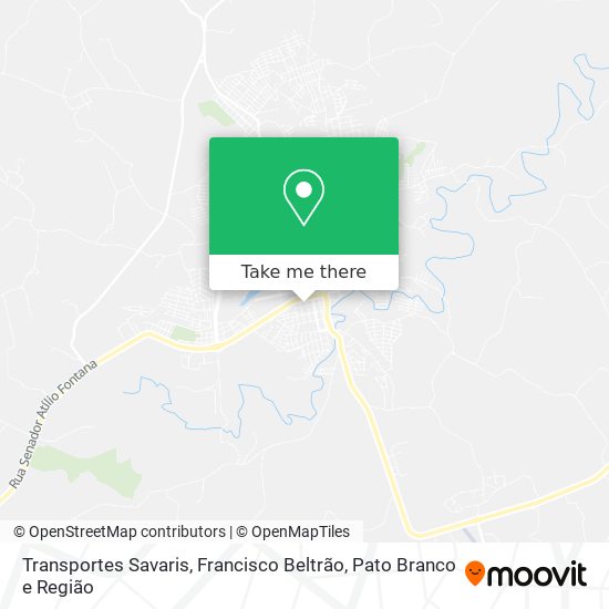 Transportes Savaris map