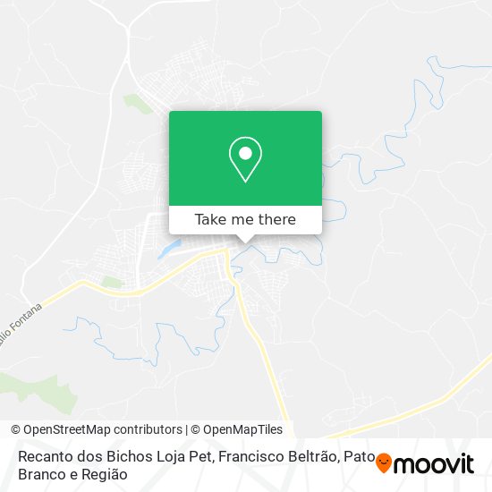 Recanto dos Bichos Loja Pet map