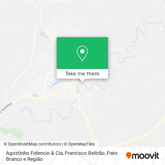 Agostinho Fidencio & Cia map