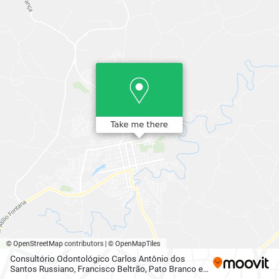 Consultório Odontológico Carlos Antônio dos Santos Russiano map