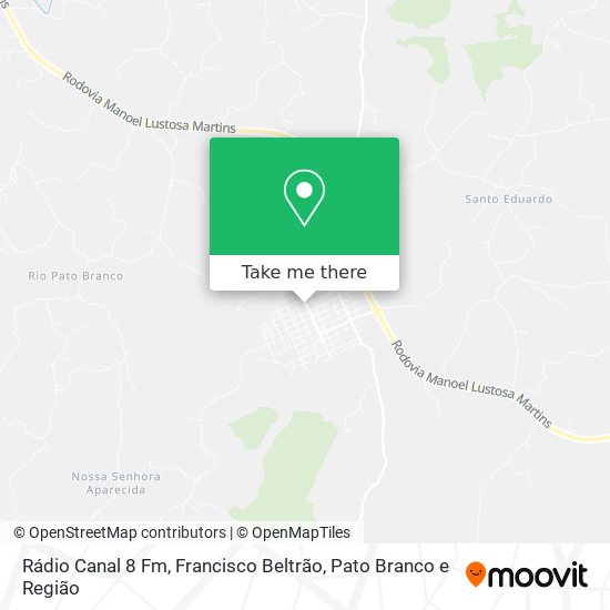 Rádio Canal 8 Fm map