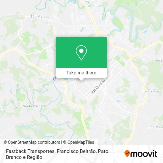 Fastback Transportes map