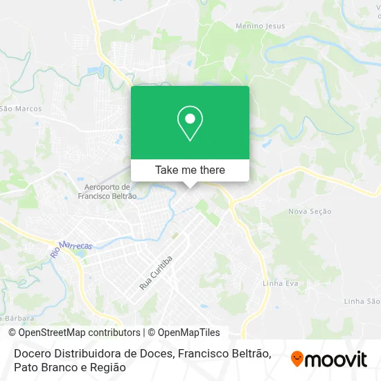 Docero Distribuidora de Doces map