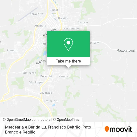 Mercearia e Bar da Lu map